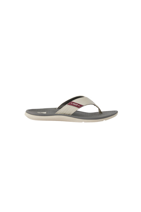 Reef Santa Ana Sandal - Tan / Grey / Maroon- Side