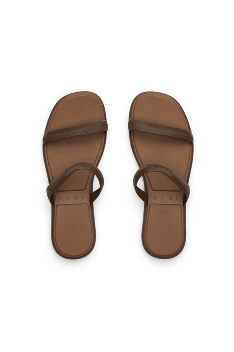 Reef Water Willow Marina Sandal - Chocolate- Top view