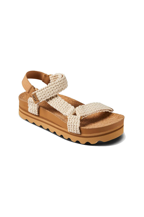 Reef Women's Cushion Rem Hi Sandal - Crochet- Side