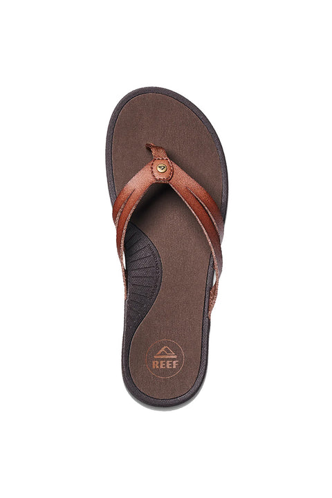 Reef Women's Pacific Joy Sandal - Rust- Top view