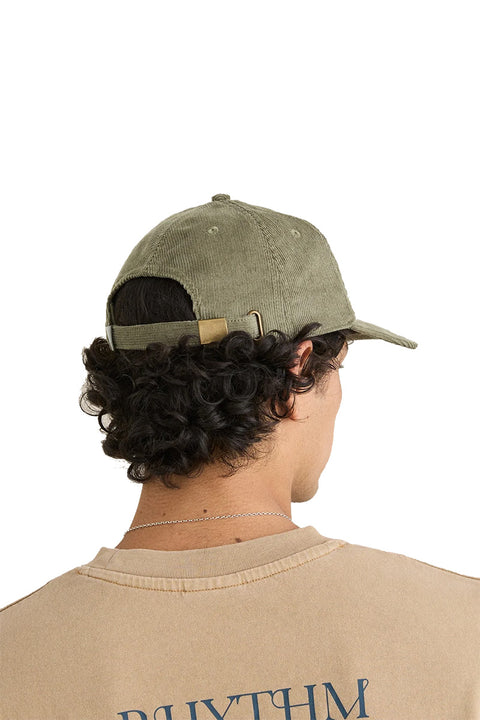 Rhythm Awake Cord Cap - Olive- Back
