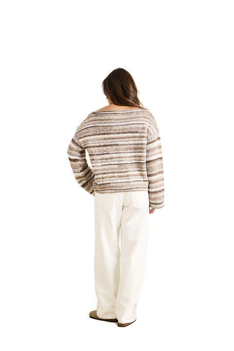 Rhythm Baklava Knit - Sand- Back