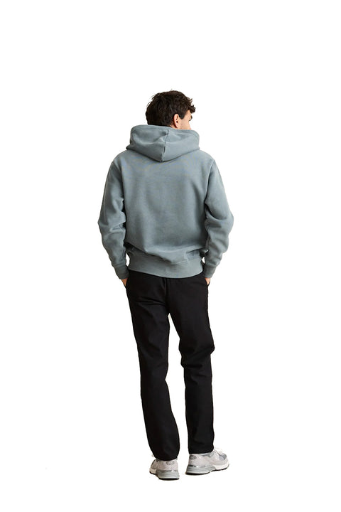 Rhythm Classic Fleece Hoodie - Silver Pine- Back
