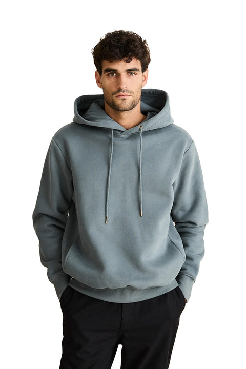 Rhythm Classic Fleece Hoodie - Silver Pine- Front
