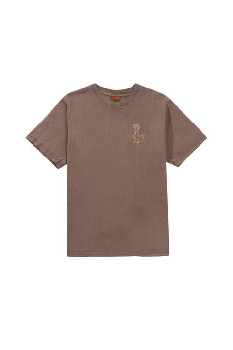 Rhythm Day Off Vintage SS T-Shirt - Brown - No Model