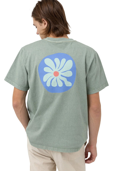 Rhythm Iris Vintage SS T-Shirt - Sea Foam - Back