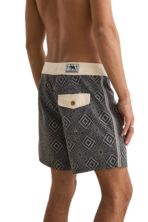 Rhythm Mosaic Heritage Trunk - Black- Back