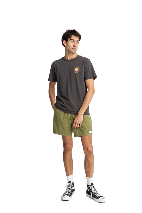 Rhythm Sun Life SS T-Shirt - Black- Full model view