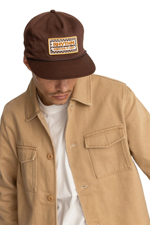 Rhythm Welcome Cap - Brick- Front on model