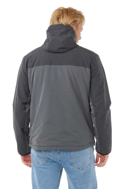 Rip Curl Anti Series Elite Lined Jacket - Black Marle - Back