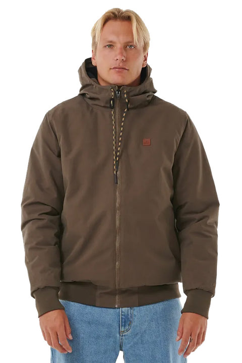 Rip Curl Anti Series One Shot 5K Jacket - Rock- Front