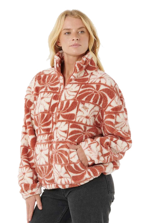 Rip Curl AOTS - TY Williams Polar Fleece - Brick - Side