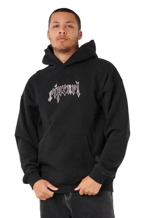 Rip Curl Archive Goth Hoodie - Black- Front