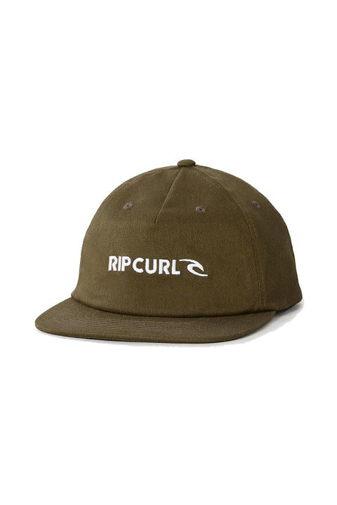 Rip Curl Brand Icon Flexfit Adjustable Cap - Olive