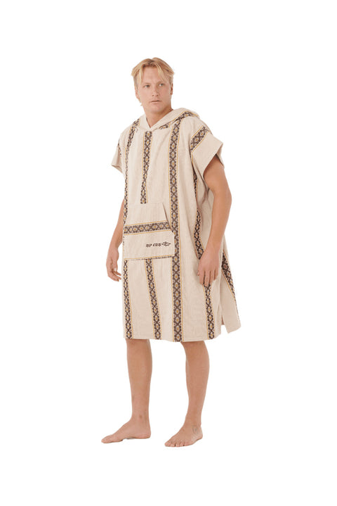 Rip Curl Classic Surf Hooded Towel - Bone- Side