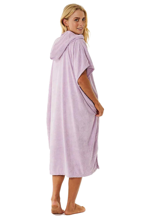 Rip Curl Classic Surf Hooded Towel - Lilac - Back