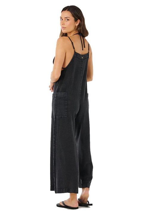 Rip Curl Classic Surf Jumpsuit - Black- Back