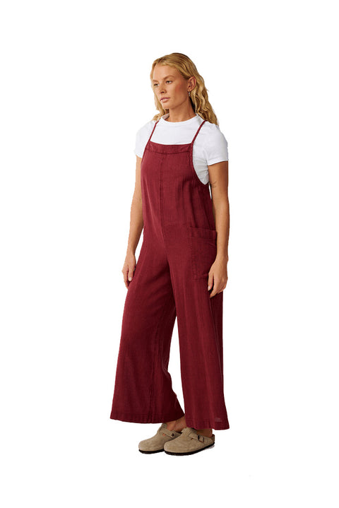 Rip Curl Classic Surf Jumpsuit - Plum- Side