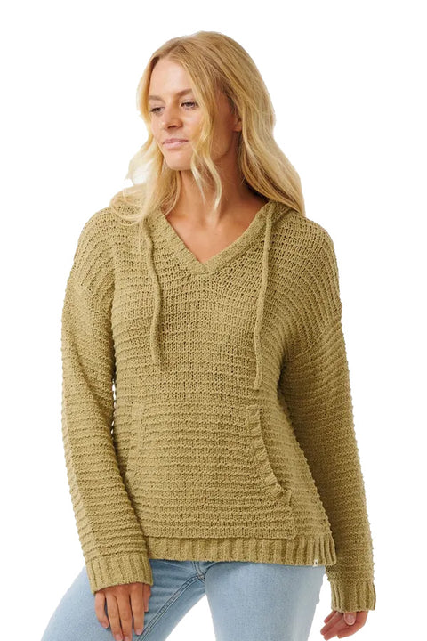 Rip Curl Classic Surf Poncho - Washed Green- Front