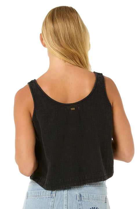Rip Curl Classic Surf Tank II - Washed Black- back
