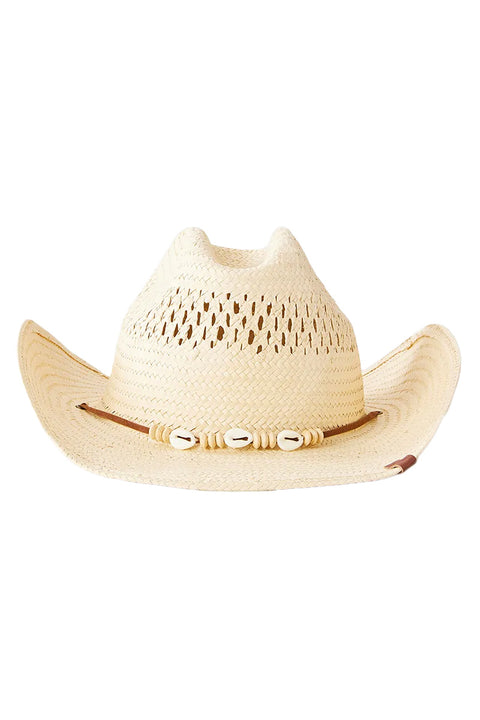 Rip Curl Cowrie Cowgirl Hat - Natural - Front
