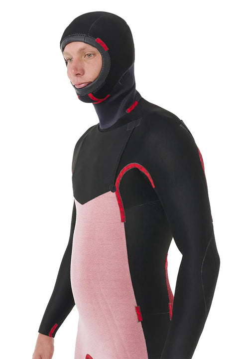 Rip Curl Dawn Patrol 5/4 Hooded Wetsuit- Inside out