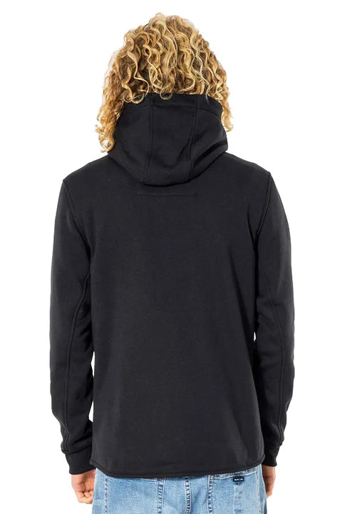 Rip Curl Departed Anti Series Fleece- Black- Back