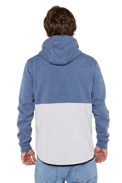 Rip Curl Anti Series Departed Zip Thru Jacket - Navy / Grey - Back