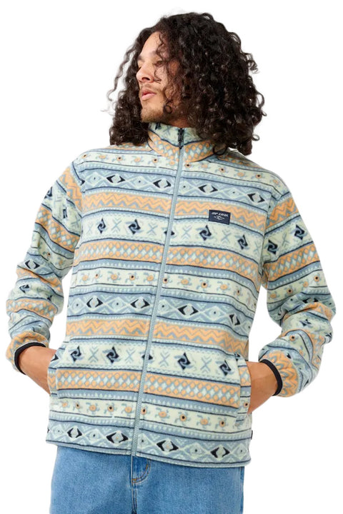 Rip Curl Fun Times Polar Fleece - Mineral Blue- Front