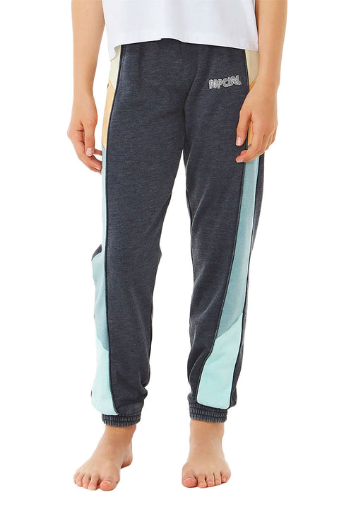 Rip Curl Girls Block Party Track Pant - Navy - Front