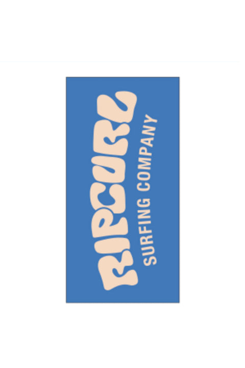 Rip Curl Graphic Standard Towel - Blue / Natural- Front