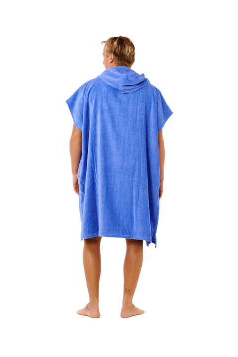 Rip Curl Logo Hooded Towel - Blue Haze- Back