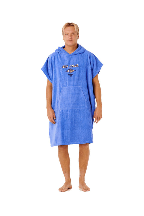 Rip Curl Logo Hooded Towel - Blue Haze- Front