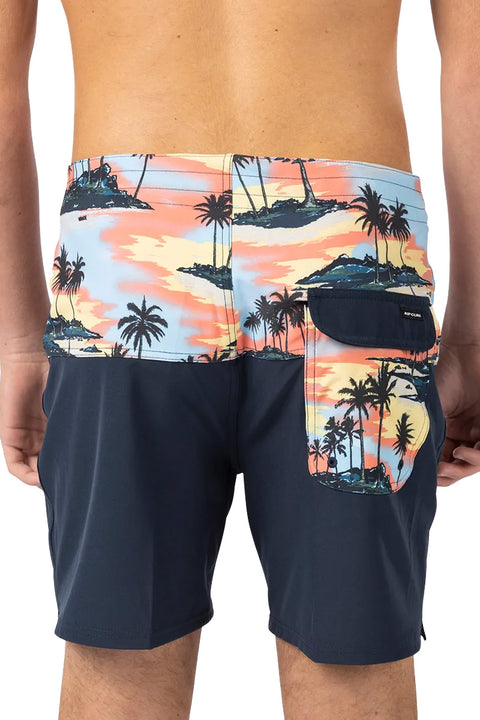 Rip Curl Mirage Downline Boardshorts - Navy - Back