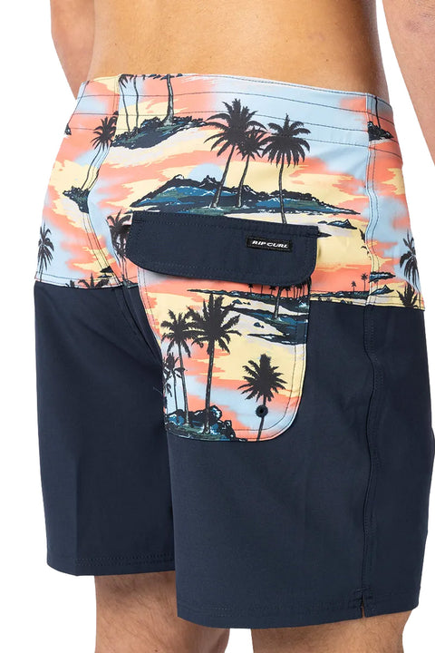 Rip Curl Mirage Downline Boardshorts - Navy - Side