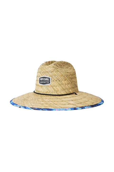 Rip Curl Mix Up Straw Hat - Blue Yonder