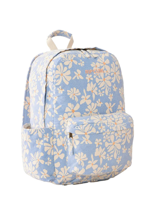 Rip Curl Mixed Canvas 24L Backpack - Mid Blue- Side