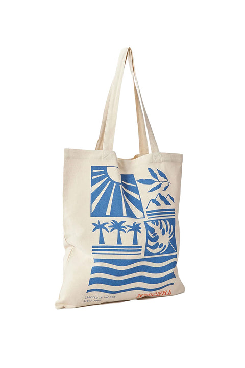 Rip Curl Mixed Shopper 3L Tote - White- Side view