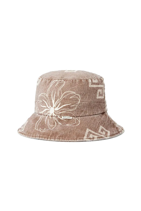 Rip Curl Mixed UPF Bucket Hat - Brown- Front