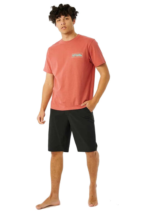 Rip Curl Pacific Rinse Reef Tee - Dusty Mushroom - Full