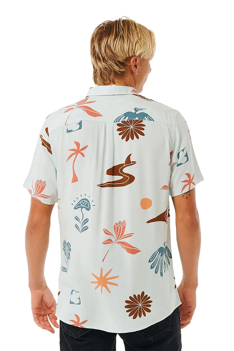 Rip Curl Party Pack S/S Shirt - Mint - Back