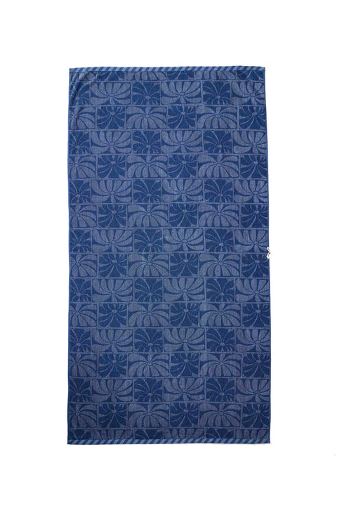 Rip Curl Premium Surf Mix Jaquard Towel - Blue - Back