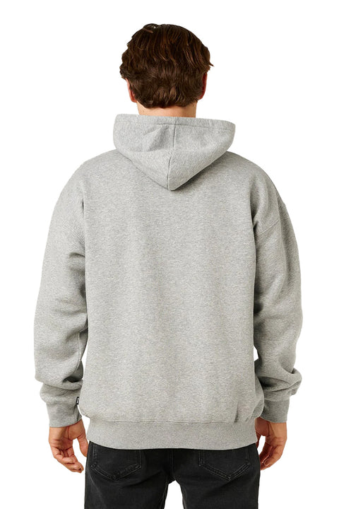 Rip Curl Rip Script Icon Hood - Grey Marle- Back