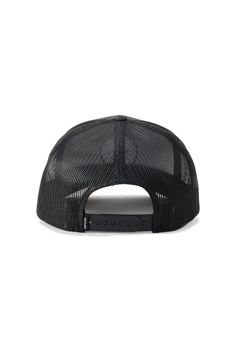 Rip Curl Routine Curve Trucker Hat - Black- Back