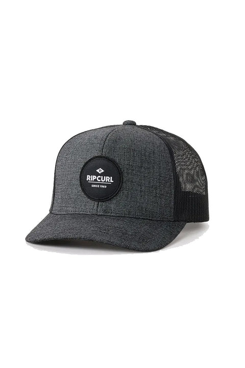 Rip Curl Routine Curve Trucker Hat - Black- Side