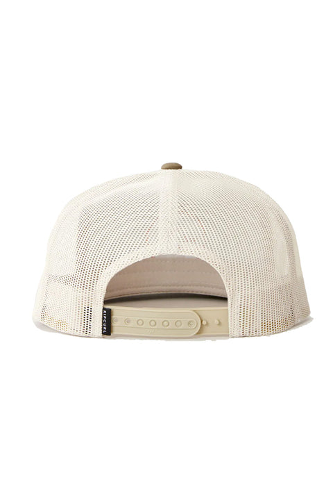 Rip Curl Routine Trucker Hat - Light Olive- back view