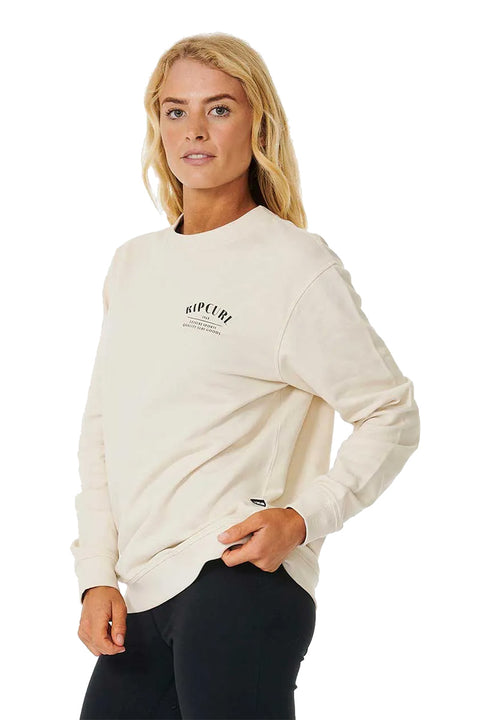 Rip Curl Run Swim Surf Leisure Fleece - Off White - Side