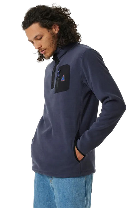 Rip Curl Search Polar Fleece Crew - Purple Night- Front