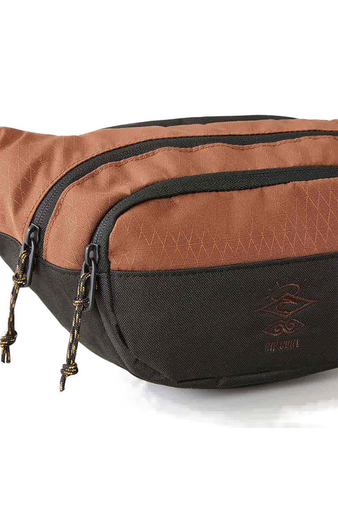 Rip Curl Waist Bag Searchers - Brown - Closeup