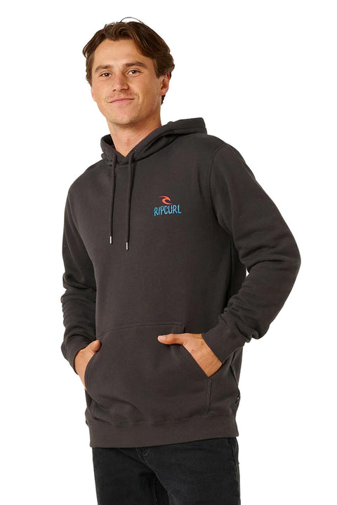 Rip Curl Shred Hood - Washed Black- Side